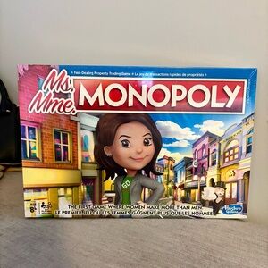 Hasbro Brand New Sealed in Package Ms. Monopoly Board Game